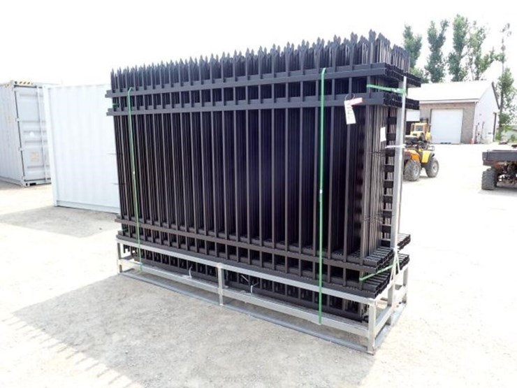 unused-qty-of-(30)-iron-fencing---4-rail-image-1
