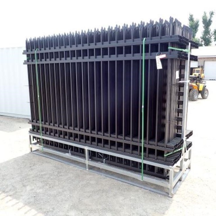 UNUSED Qty Of (30) Iron Fencing - 4 Rail