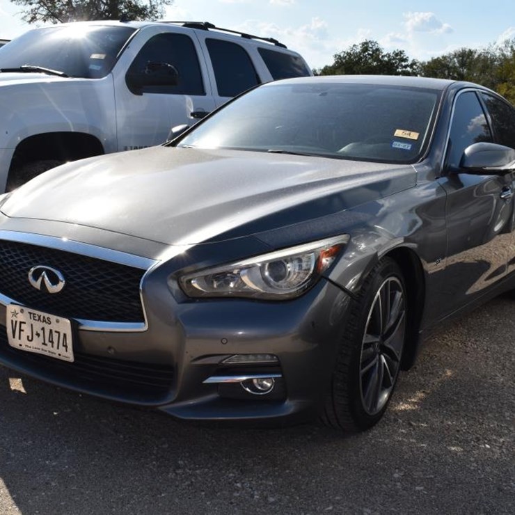 2016 INFINITI Q50 CAR (VIN # JN1BV7AR4FM423278) (SHOWING APPX 169,145 MILES
