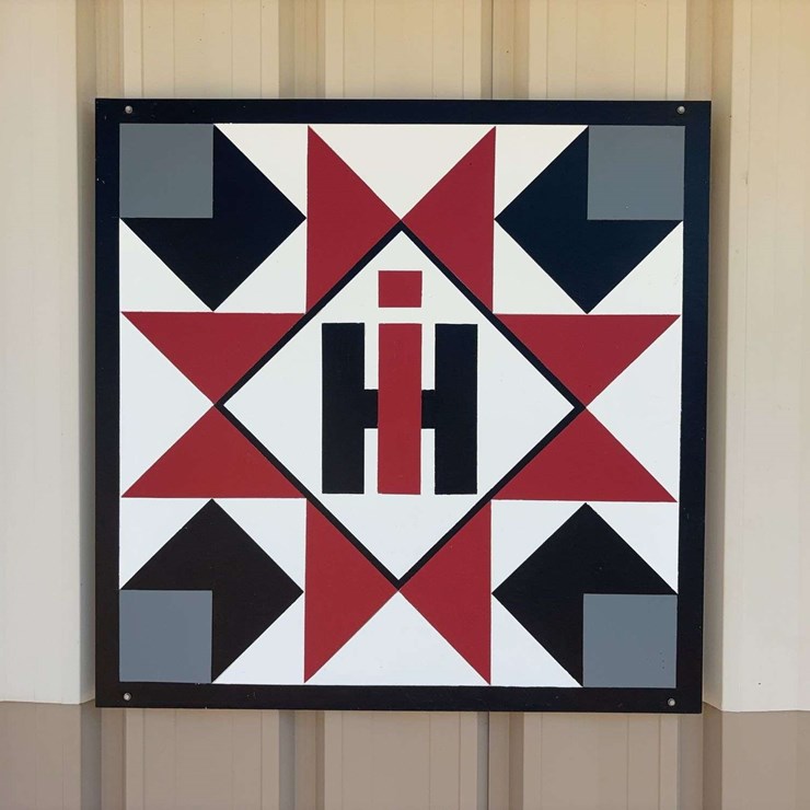 International Harvester Wood Barn Quilt