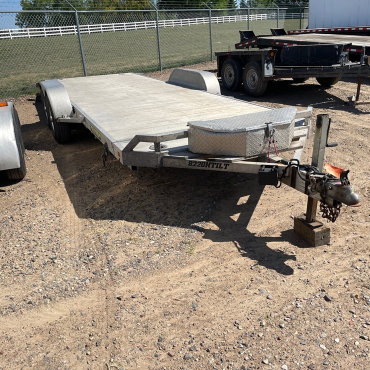 #1310 • 2022 Aluma 8220H Tilt Trailer (Has MN Title)