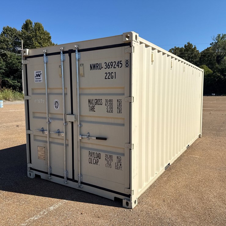 #9657 • One Trip 20’ Container (New)