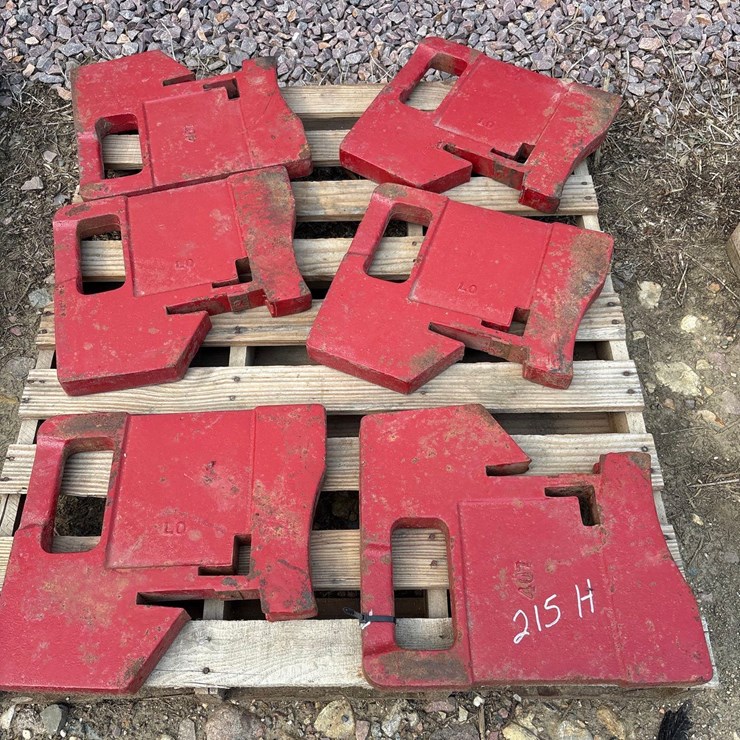 6- IH Suitcase Weights
