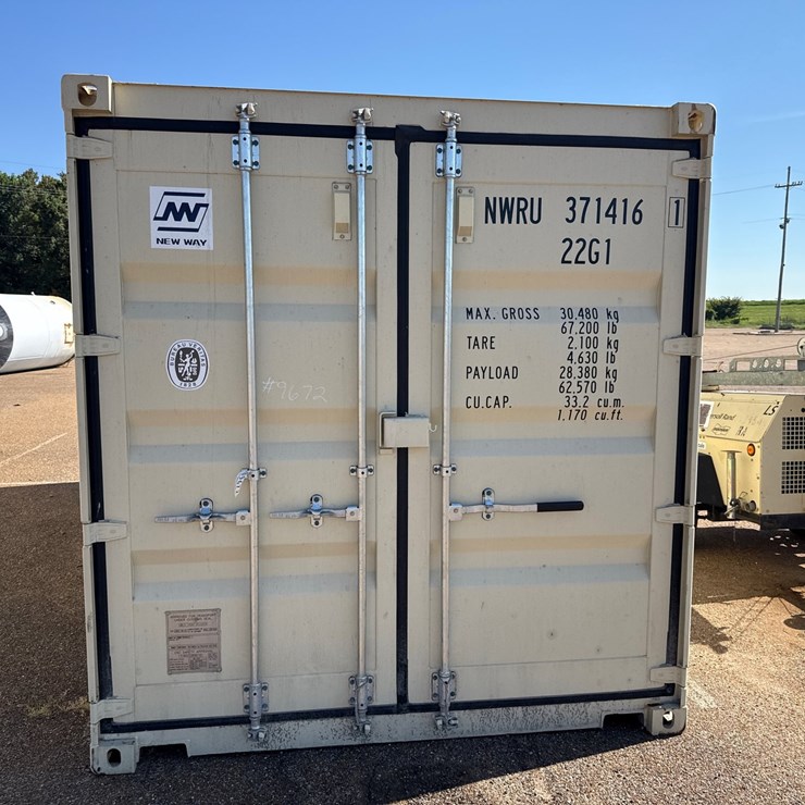 #9672 • New one trip 20ft container