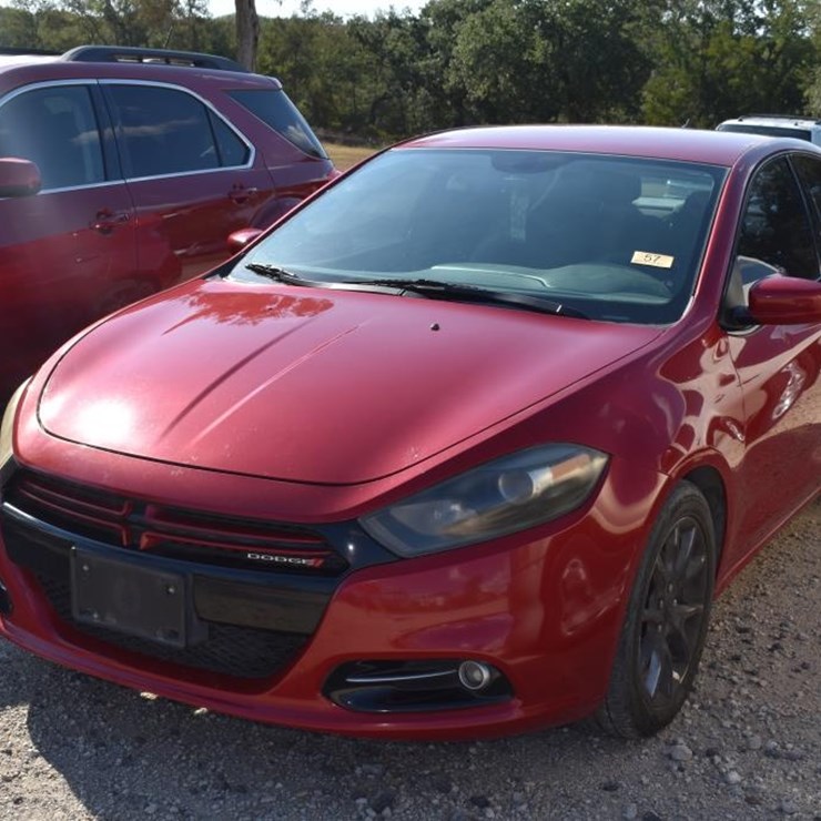 2013 DODGE DART CAR (VIN # 1C3CDFBH9DD641190) (SHOWING APPX 152,632 MILES,