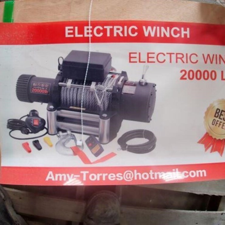 UNUSED Greatbear 20,000 Lb Electric Winch