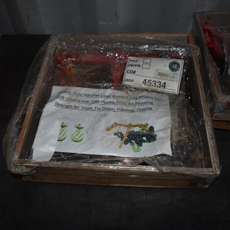 HEAVY DUTY RATCHET LOAD BINDERS AND CHAINS 45334
