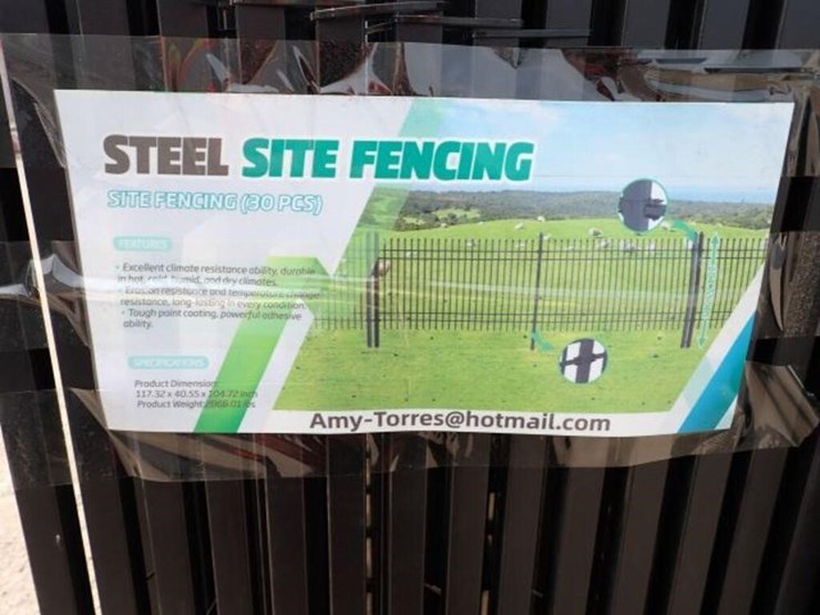 unused-qty-of-(30)-iron-fencing---4-rail-image-5