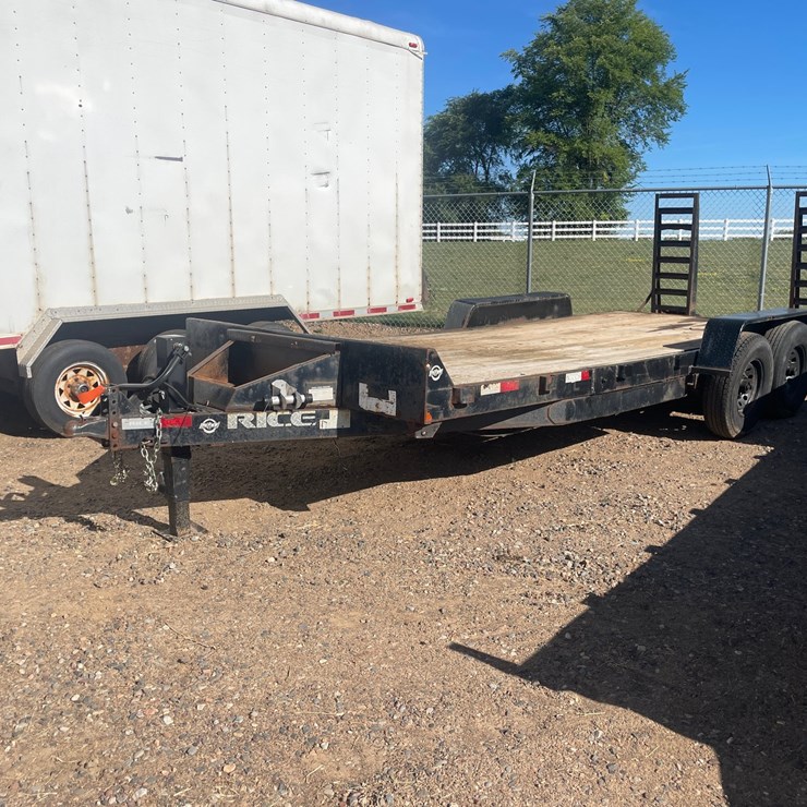 #1312 • 2020 RWMI Flatbed Trailer (Has MN Salvage Title)