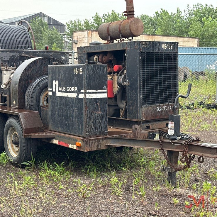 NLB CORP. TRAILER MOUNTED WATER BLASTER