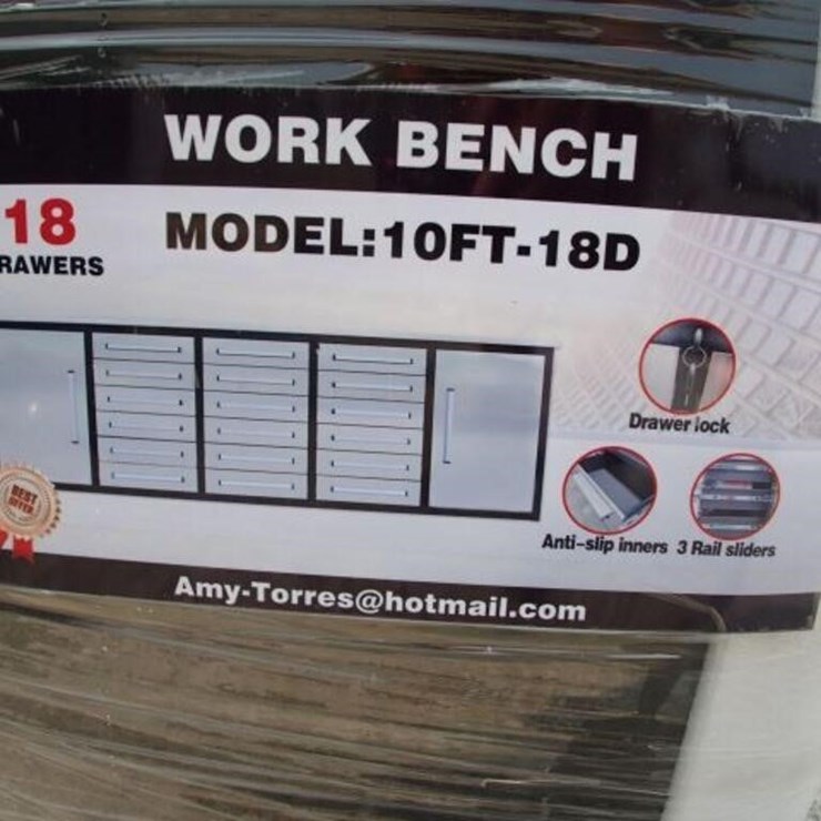 UNUSED Steelman 10 Ft Garage Cabinet Work Bench