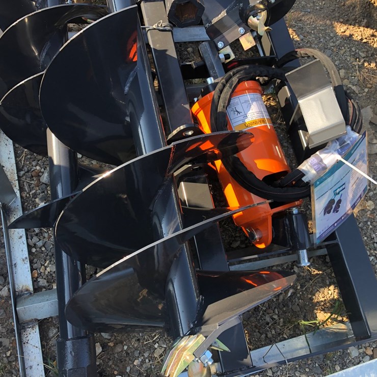 #54 • SKID STEER AUGER SET W 2 BITS