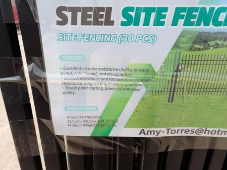 unused-qty-of-(30)-iron-fencing---4-rail-image-7