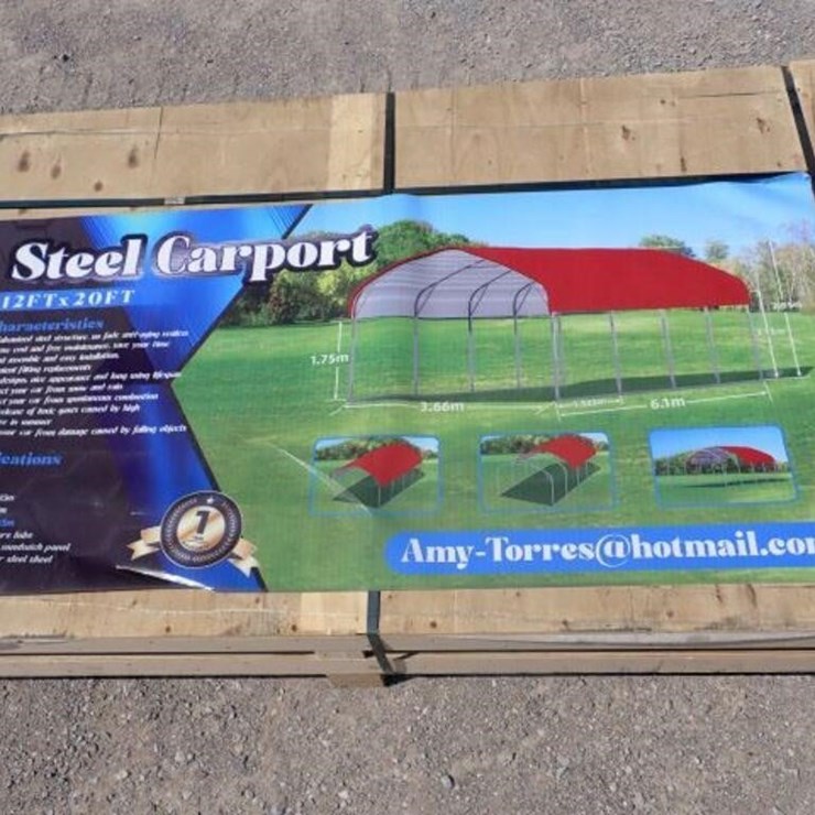 UNUSED Gold Mountain Classic Steel Carport