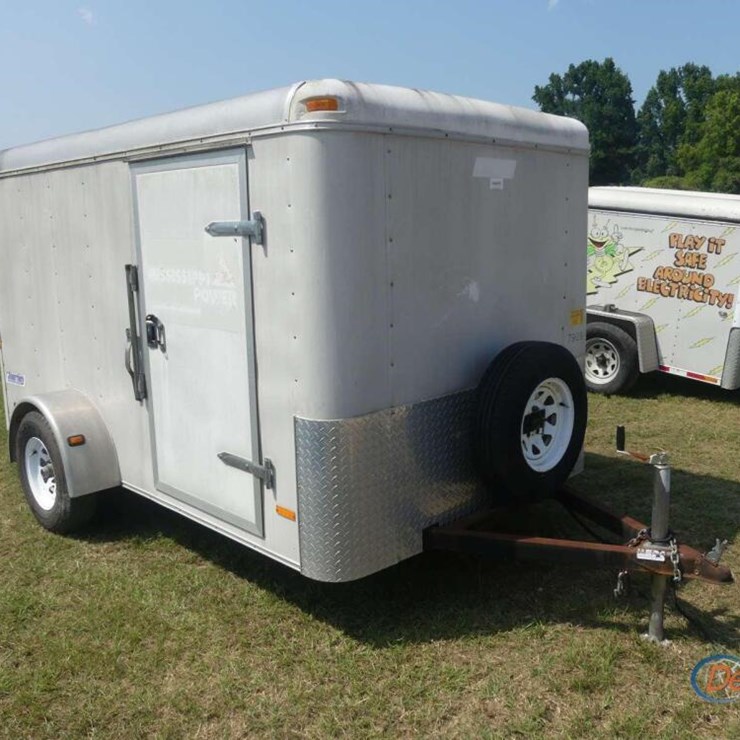 2007 PACE 6X10 ENCLOSED TRAILER, S/N 4FPFB10147G118941 MODEL JT610SA, S/A,