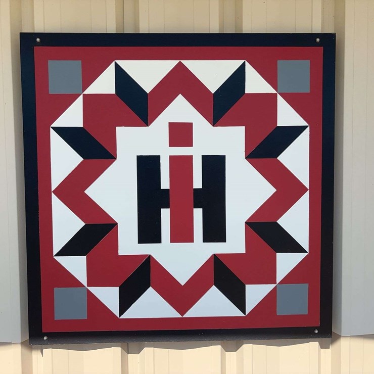 International Harvester Wood Barn Quilt