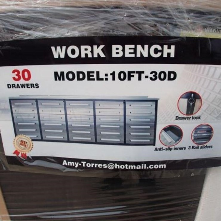 UNUSED Steelman 10 Ft Garage Cabinet Work Bench