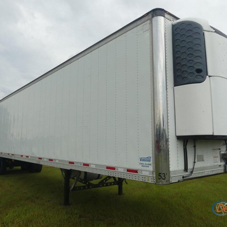 2014 VANGUARD 53' REEFER TRAILER, S/N 527SR5320EM003207 T/A, THERMOKING C600 UNIT
