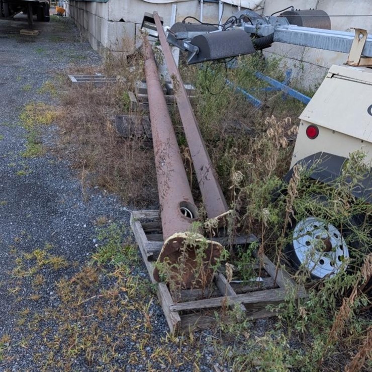 Pair of Parking Lot Light Poles