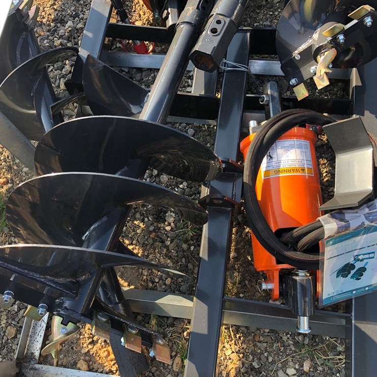#66 • SKID STEER AUGER SET W 2 BITS