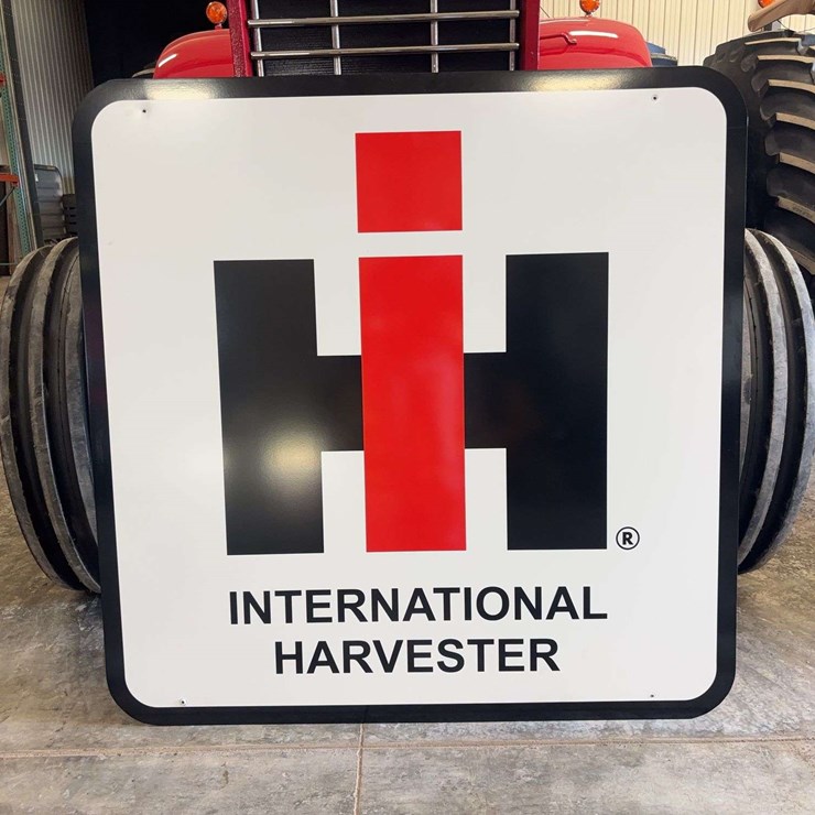 International Harvester Single Sided Laminate Sign