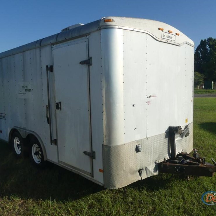 2008 HAULMARK 8X14 ENCLOSED TRAILER, S/N 16HG8142186093924 MODEL GR85X14WT