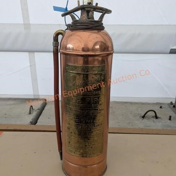 Brass Fire Extinguisher Lamp