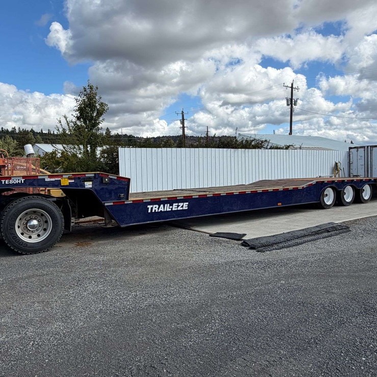 2007 Trail-Eze TE80HT53DD Flatbed Trailer