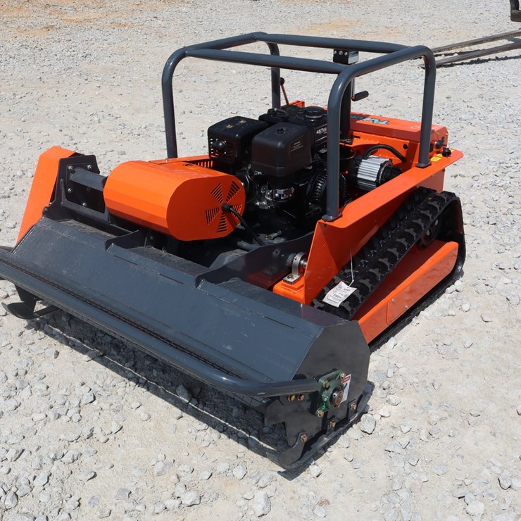 #247 • REMOTE CONTROL LAWN MOWER- DAMAGED- PLEASE SEE ALL PHOTOS!