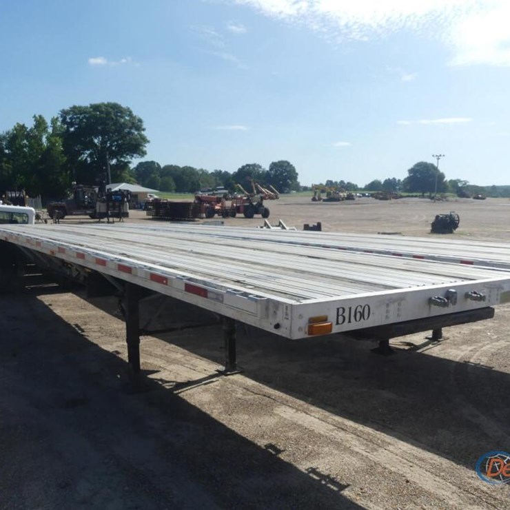 1999 TRANSCRAFT EAGLE FLATBED TRAILER, S/N 1TTF48200X1062002 T/A, SUPER BE