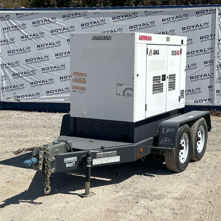 2022 Airman SDG45 36kW T/A Towable Diesel Generator