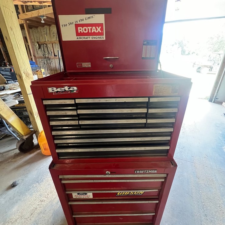#5726 • Small Craftsman Rolling Toolbox