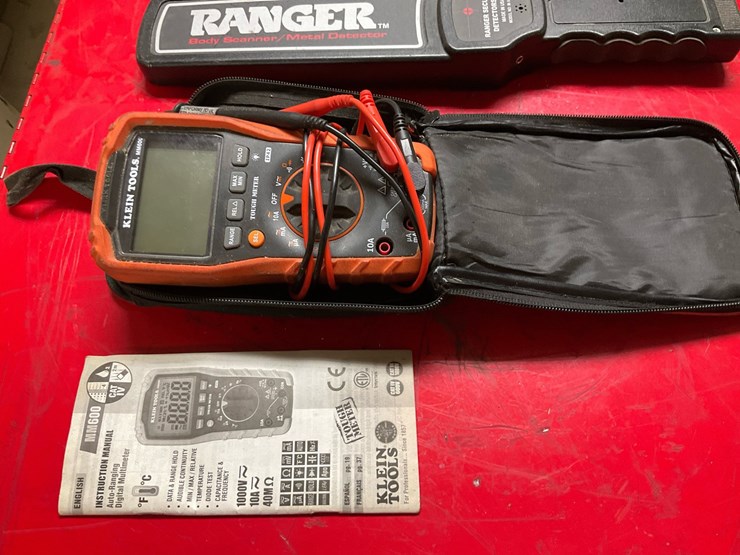 #112-•-klein-tools-mm600-multimeter,-ranger-m-1000-metal-detector-&-fluke-62-mini-thermometer-image-3
