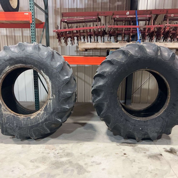 (2) 24.5-32 Traction Tires