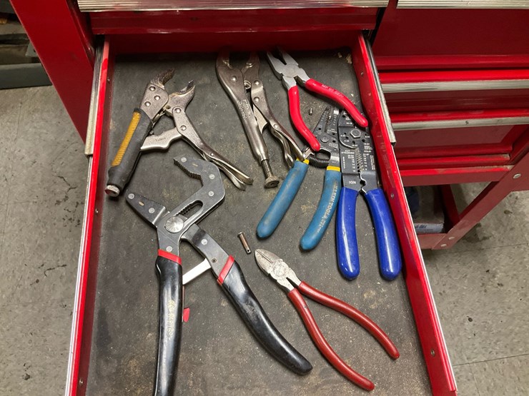 #111-•-us-general-pro-5-drawer-rolling-service-cart-&-assorted-mechanics-hand-tools-image-8