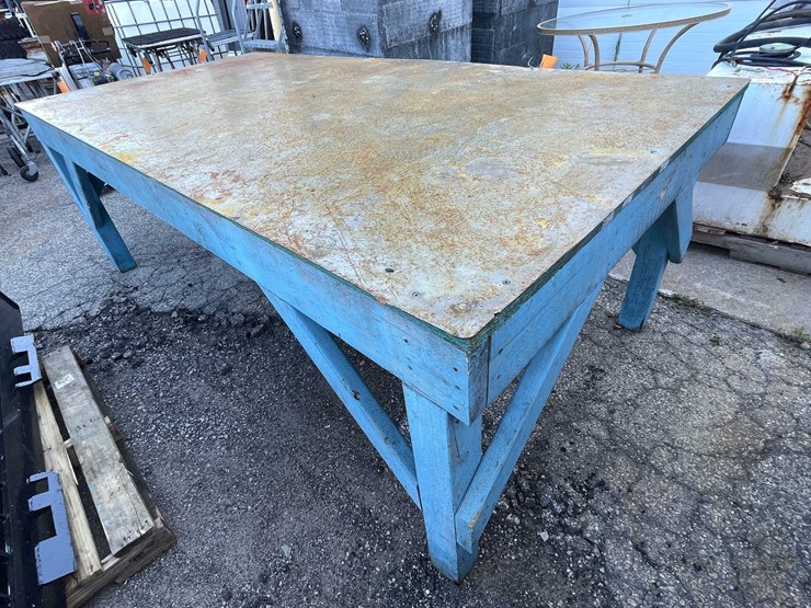 #9102-•-work-bench-with-steel-top-(o4)-image-3