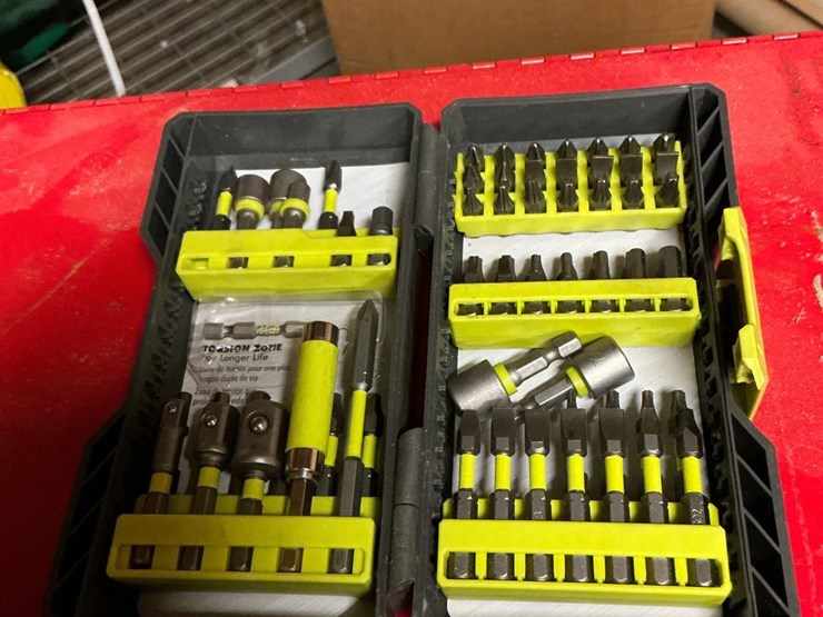 #100-•-dewalt-20v-max-brushless-power-tool-lot-with-batteries-&-ryobi-bit-set-image-11