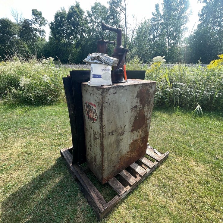 #1619 • (2) Vintage Gas Tanks