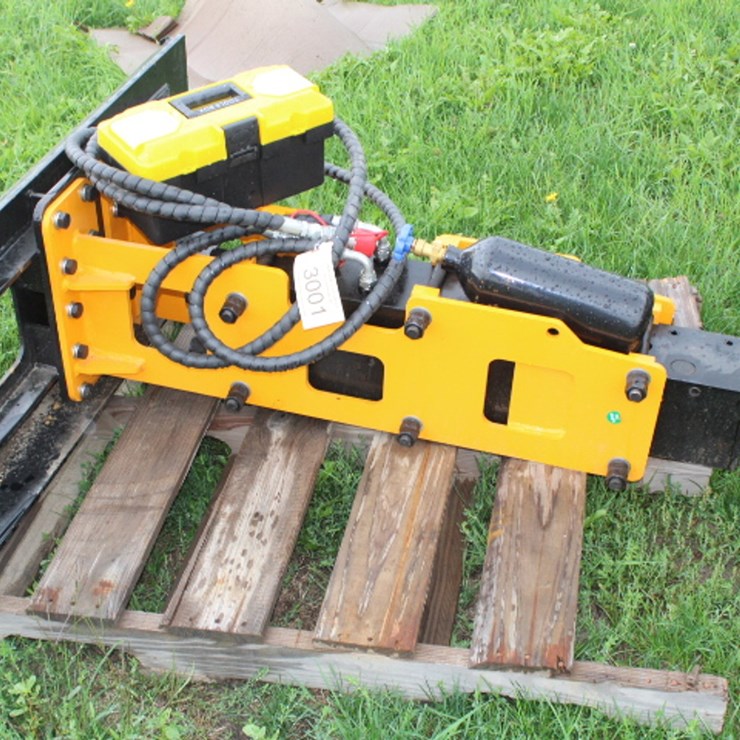 #3001 • Skid Steer Post Pounder
