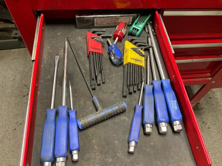 #111-•-us-general-pro-5-drawer-rolling-service-cart-&-assorted-mechanics-hand-tools-image-7