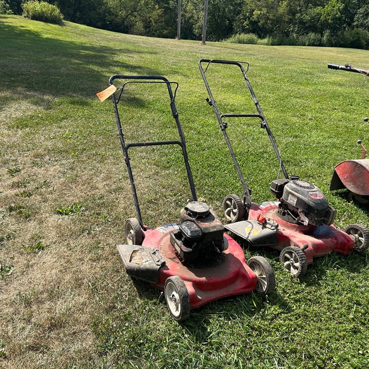 #6263 • (2) Push Mowers