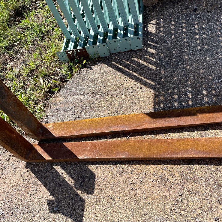 #9012 • Pair of Forklift Forks (SHED)