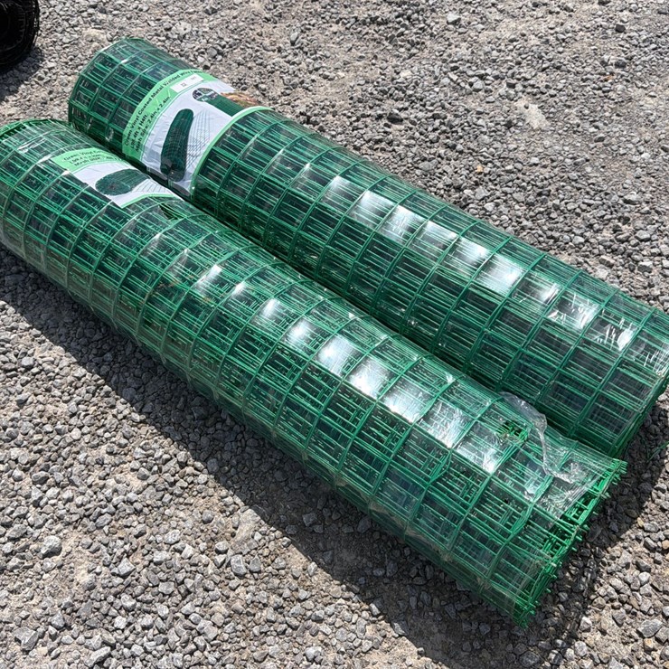 #628 • LOT OF (2) WELDED WIRE FENCE ROLLS