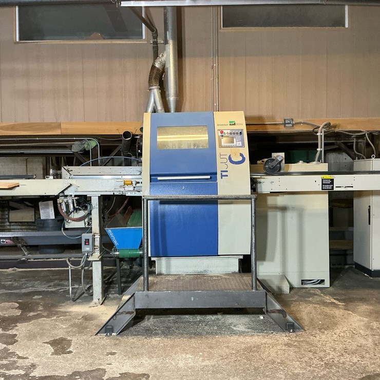 #175 • Dimter OptiCut 350 - 4R Optimizing Cross-Cut Saw System