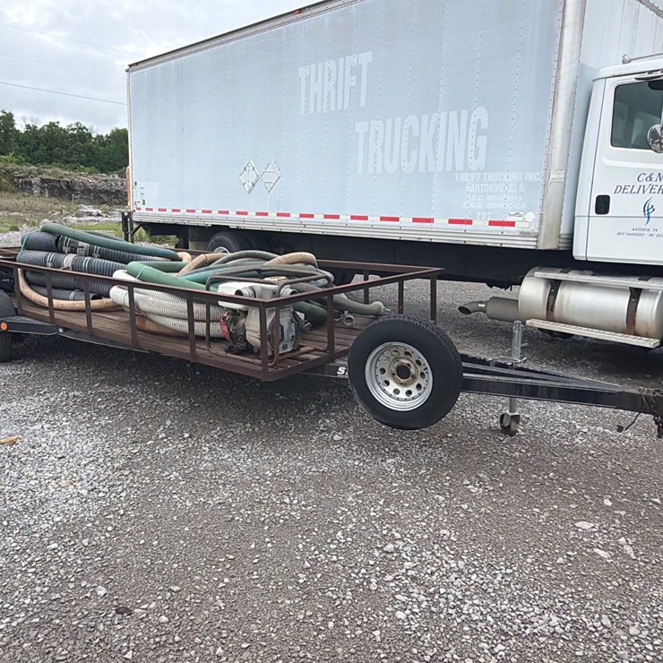 #564 • 6’ X 16’ SINGLE AXLE FABRICATED UTILITY TRAILER