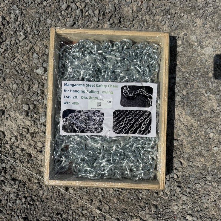 #597 • MANGANESE STEEL SAFETY CHAIN