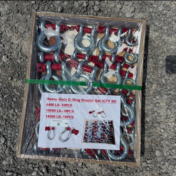 #609 • LOT OF HD D-RING SHACKLES