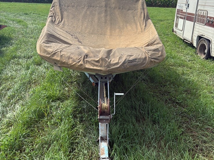 glastron-boat-on-ez-loader-roller-trailer-w/-100-hp-evinrude-outboard-motor---*rotten-tires*----*title-and-transfer-fees-to-apply*-image-2
