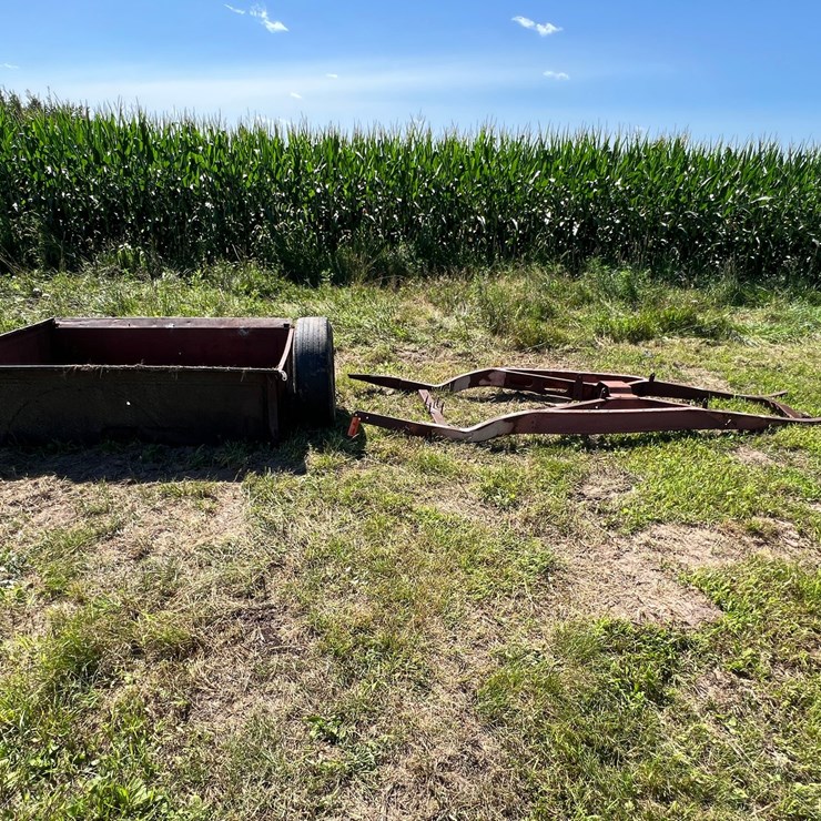 #5737 • Misc. Car Frame and Box and Antique Ford Tailgate
