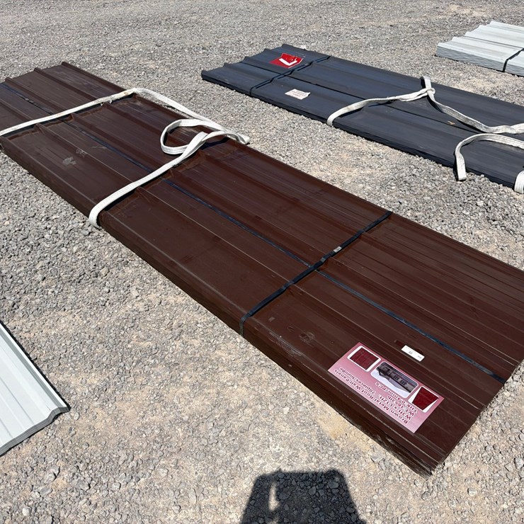 #635 • BROWN METAL ROOF WALL PANELS